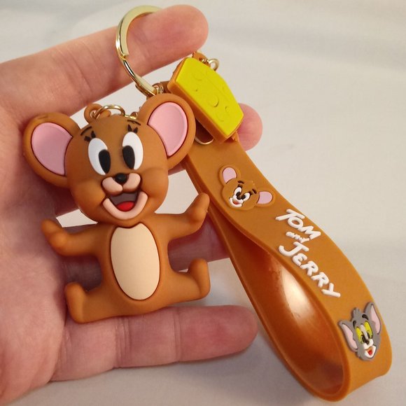 Tom and Jerry Mouse Key Chain Key Ring Cartoon Character Figurine Keychain Gift - Picture 6 of 10